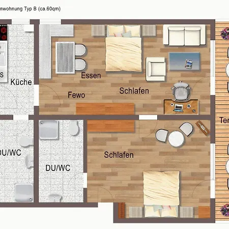Ferienwohnung-todtnauberg-in-der-pension-gloecklehof Daire Todtnau